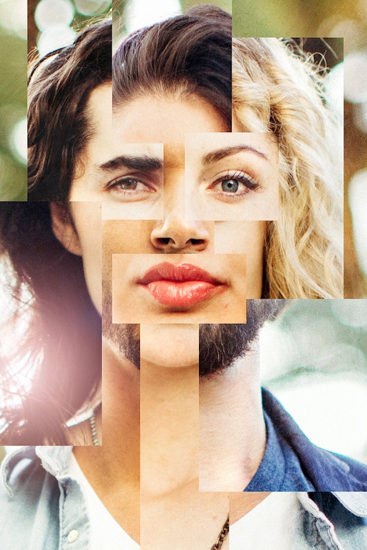 Blended Face of Men and Woman